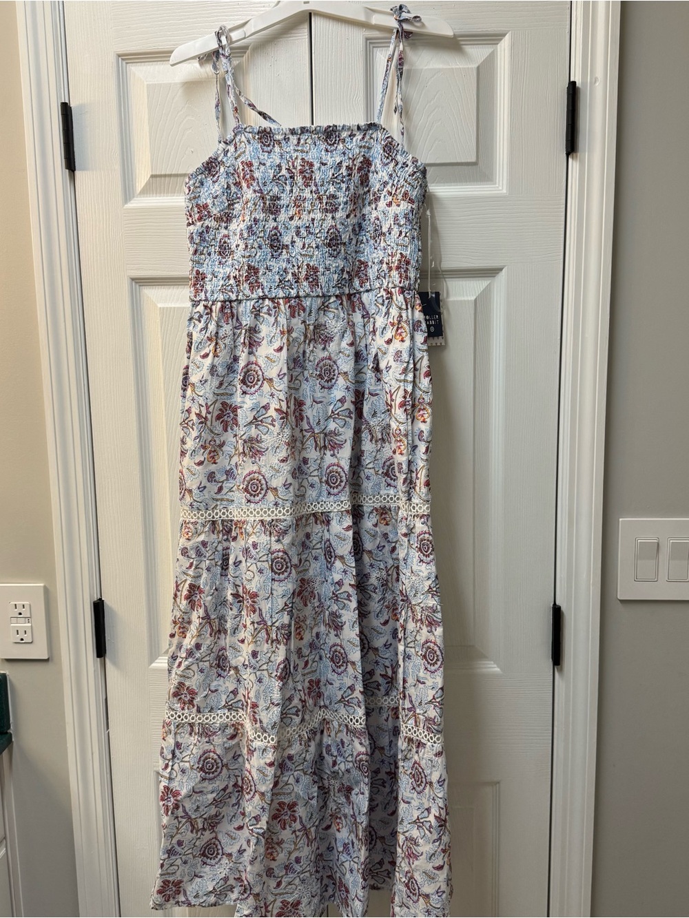 Tie strap maxi dress